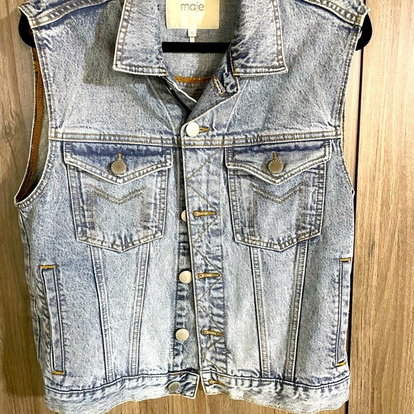 Maje Jackets & Blazers - Maje Jean vest